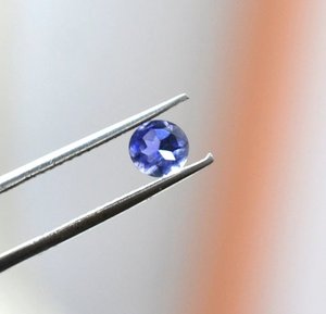 Hecho a mano, la mejor calidad, 4mm, iolita Natural, piedras preciosas sueltas, brillo de Color fino, corte facetado redondo para la fabricación de joyas - Product Image 2