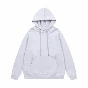 Automne nouveau Logo classique brodé pur coton sweat à capuche 3D imprimé chemise en relief à capuche pour hommes - Product Image 2