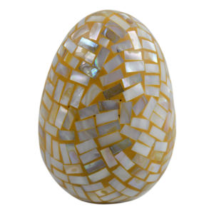 Huevo de Pascua con Diseño de Cuentas, Acabado Vintage, Madera Natural con Diseño de Cuentas, Huevo de Papel, Decoración Interior para Fiestas y Festividades - Product Image 6