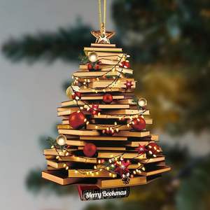 Wood <b>Book</b> Ornament with UV Printing Multifunction <b>Gift</b> for Special Occasions - Product Image 4