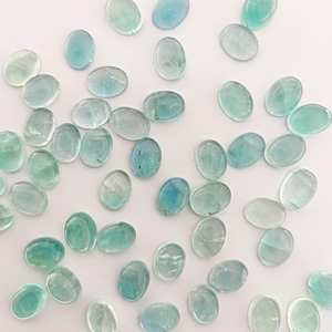 100% haute qualité poli 8x6mm ovale Fluorite Cabochon pierres précieuses minérales Flatback pierres précieuses Cabochons pour bijoux - Product Image 1