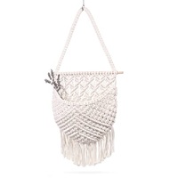 Hot Selling Product Macrame Opvouwbare Vruchten Opbergmand Keuken Groente Opberghouder Eettafel Decoratieve Mand