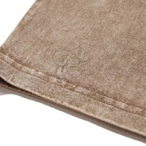 T-shirt décontracté streetwear délavé à l'acide pour homme, en coton doux, coupe décontractée, style tendance, tissu confortable pour le quotidien - Product Image 6