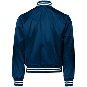 Veste universitaire en satin de qualité supérieure OEM impression de logo personnalisé bombardier de baseball unisexe vêtements d'extérieur d'automne et d'hiver approvisionnement de mode - Product Image 2
