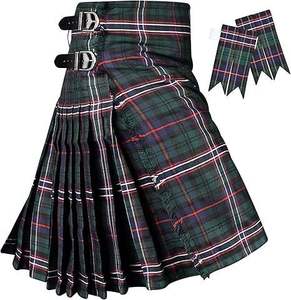 Kilt authentique de 8 yards en tartan Campbell ancien, en laine acrylique de qualité supérieure, vente en gros 2026 - Product Image 5