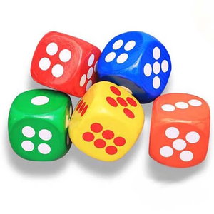 <span class=keywords><strong>D</strong></span>és en mousse PU souple multicolores avec coins arrondis Blocs <span class=keywords><strong>de</strong></span> construction pour enfants pour l'aide à l'enseignement Apprentissage précoce des mathématiques - Product Image 2