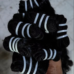 Pure Virgin Indian Temple Raw Hair Extensions Light Color No Shedding or <b>Tangles</b> Cuticle Aligned - Product Image 1