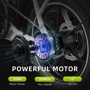 จักรยานไฟฟ้า Windhorse W2A – มอเตอร์ 630W, ความเร็ว 25 ไมล์ต่อชั่วโมง, ระยะทาง 20 ไมล์ - Product Image 6