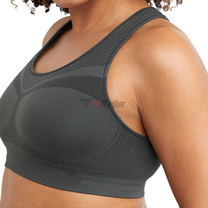 2024 High Quality Soft Comfortable Strapless <b>Sports</b> <b>Bra</b> <b>for</b> <b>Girls</b> Athletes Breathable Lightweight Embroidery Design Plus Size - Product Image 1