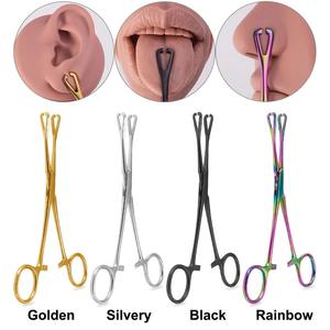 1 ud. Set de Instrumentos Coloridos para Piercing Corporal, Pinzas de Acero Quirúrgico para Septum, Cartílago y Lengua, Certificado CE Clase I - Product Image 4