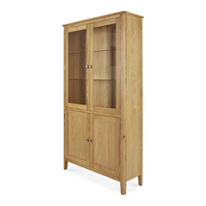 <b>Display</b> <b>Cabinet</b> High Quality Made of Solid Teak <b>Wood</b> High Quality with Mirror and Finish Color NC Natural for Indoor Use - Product Image 4