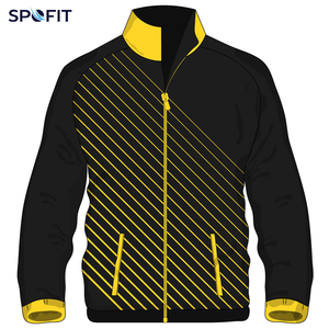 เสื้อแจ็คเก็ตแขนยาวสำหรับเล่นกีฬาฤดูหนาวแบบ unisex สำหรับผู้ชาย ผลิตจากโพลีเอสเตอร์ 100% พิมพ์ลายแบบ sublimated เต็มตัว เสื้อแจ็คเก็ตสำหรับเล่นกีฬากลางแจ้งแบบสั่งทำสำหรับผู้ชาย - Product Image 5