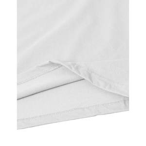 Venta al por mayor en blanco liso 100% algodón jersey tela manga corta Unisex blanco cuello redondo camisetas hombres Impresión digital personalizada camiseta - Product Image 5