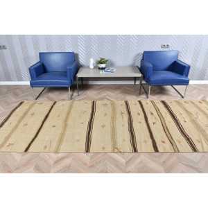 4.1x11.1 ft Vintage Turkish <b>Rug</b>, <b>Runner</b> <b>Rug</b>, Brown Kilim Camouflage <b>Rug</b> - Product Image 2