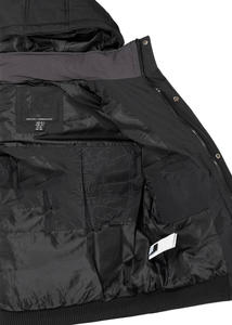 Chaqueta acolchada con cremallera Premium acolchada a prueba de viento para hombre, chaqueta elegante ligera aislada para exteriores con parches personalizados - Product Image 6