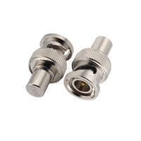 Terminateur BNC mâle 50/75 Ohm, connecteur RF BNC pour vidéosurveillance
