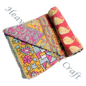 <b>Kantha</b> <b>Quilt</b> Gudari <b>Kantha</b> <b>Quilt</b> Gudari Hot Selling Wholesale Gold Supplier GD2048 Handmade <b>Kantha</b> <b>Quilt</b> Cotton Printed Indian - Product Image 4