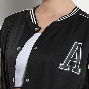 Meilleure qualité femmes Varsity vestes 100% coton laine Top qualité souper doux confortable Baseball Letterman veste pour femmes - Product Image 3