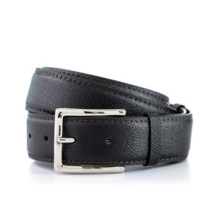 Cinturón de cuero de estilo animal hecho a mano de diseñador para hombre con piel de vaca premium y acabado texturizado a precio barato - Product Image 2