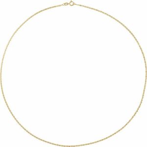 Pulsera de Cadena Fina y Eslabones de 1.3 mm con Acabado Espejo - Product Image 1