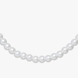 Collier de perles de 7 mm, accessoire de bijouterie élégant et luxueux - Product Image 1