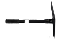 Outils de survie de Camping en acier au carbone robuste retranchement pelle de jardin pelle de survie pliante polyvalente avec pic