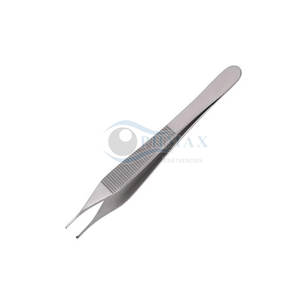 Pinzas de disección Adson dentadas finas, pinzas médicas de 12cm para cirugía y disección, pinzas Adson de acero inoxidable Premium - Product Image 1