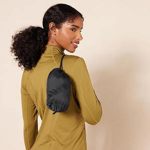 Chaqueta acolchada de plumón personalizada para mujer, abrigo de invierno con burbujas, a prueba de viento, cálido, de poliéster hinchado, prendas de vestir exteriores OEM al por mayor - Product Image 3