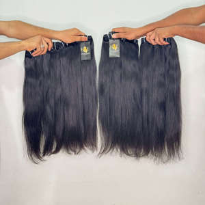 Lots de Cheveux Indiens Naturels Bruts Non Traités, Fournisseur de Cheveux Indiens en Gros, Extensions de Cheveux Humains Indiens Bruts à Cuticules Alignées - Product Image 2