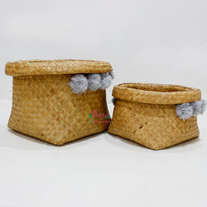 Artex Dong Thap Cestas de Almacenamiento de Mimbre Hechas a Mano Hojas de Palma Contenedores de Cocina y Cajas de Regalo - Product Image 6