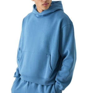 Sudadera con Capucha para Hombre, 100% Algodón, Felpa, 350g, Manga Larga, Color Sólido, Corte Regular, con Bolsillo - Product Image 1