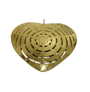 Latest Decorative Metal Iron Hanging Heart Gold Foil for Home and <b>Christmas</b> Wall Decoration Customized Handmade in Bulk - Product Image 3