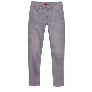 Gran oferta, pantalones vaqueros hechos a medida para hombre, diseño ajustado de cintura alta con estilo informal, patrón recto ligero - Product Image 3
