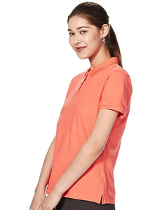 Usine directe personnalisé imprimé dames Spandex polos 60% coton 40% Polyester Style décontracté Logo court graphique T-Shirts - Product Image 4