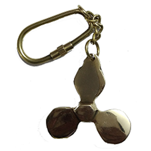 Anchor Design Luxury Brass Keychain Vintage Item Outdoor Survival Waterproof 2025 New Design High Quality Indian Handicraft Item - Product Image 4