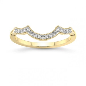 แหวนเพชร Whisper Unique Diamond Band เพชรเลี้ยงในห้องปฏิบัติการ 0.10 กะรัต น้ำหนักรวม 14K ทองคำแท้ สี FG ความสะอาดระดับ VS ประดับเพชร 19 เม็ด เครื่องประดับทำมือ - Product Image 2