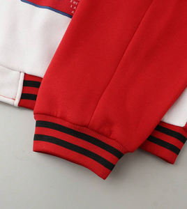 Lettre personnalisée rayé patché imprimé surdimensionné Baseball hommes vestes décontracté hiver rue régulière goutte épaule Bomber conception - Product Image 6