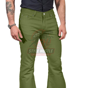 Pantalones de Hombre de Corte Acampanado 100% Algodón, Talla Personalizada, para Uso en Exteriores, Ropa Deportiva - Product Image 3