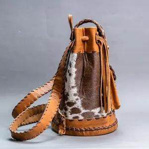 Mochila feminina couro legítimo, bolsa casual feita em couro bovino genuíno de luxo ideal para viagens