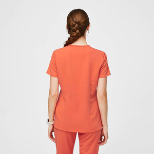 Uniformes de gommage personnalisés Tenue pour femme Tenue de vêtements médicaux Uniforme d'infirmière Ensembles de gommage uniforme pour hôpital Private Label Tissé - Product Image 2