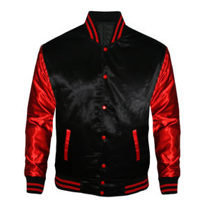 Chaqueta de hombre de calidad superior personalizada 100% poliéster satén chaquetas de bombardero Raiders chaqueta de bombardero cortavientos Unisex - Product Image 3