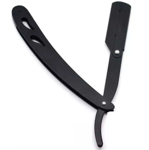 Maquinilla de afeitar recta NEGRA de alta calidad para el uso de la axila del bikini del cuerpo de la cara - Product Image 1