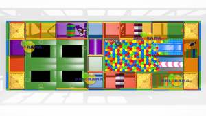 Aire de jeux douce Softplay 12x4x3 - Product Image 2