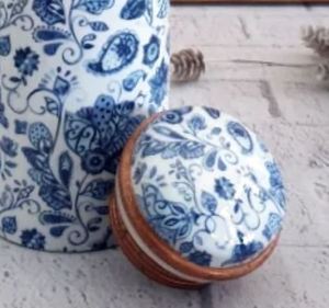 ภาชนะใส่เครื่องดื่มพลาสติกทองแดงลายดอกลิลลี่น้ำสไตล์วินเทจฝาขวดสำหรับดื่มโดยตรงสำหรับตั้งแคมป์ดีไซน์โบราณ - Product Image 5