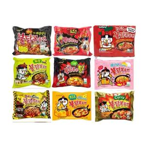 บะหมี่กึ่งสำเร็จรูปฮาลาลเกาหลีบะหมี่ราเม็งไก่140กรัมบะหมี่เส้นเผ็ดขนมข้าวขนมเอเชีย - Product Image 5