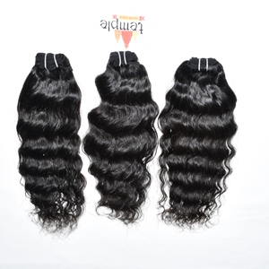 Paquetes de cabello crudo listos para enviar 100% cabello de color natural vietnamita mujeres negras Venta al por mayor Extensiones de cabello humano de trama Doble - Product Image 3