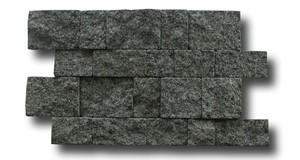 Revêtement mural en pierre de basalte gris naturel de Bali, pavage, sol extérieur - Finition flammée, extérieur, épaisseur 17 mm, découpe sur mesure - Product Image 3