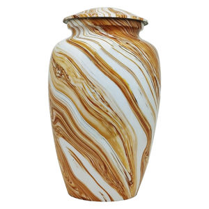 Urna Funeraria de Mármol Hecha a Mano para Adultos, Estilo Europeo/Americano, Ecológica, Diseño Personalizable, Duradera, 220 Pulgadas Cúbicas - Product Image 1