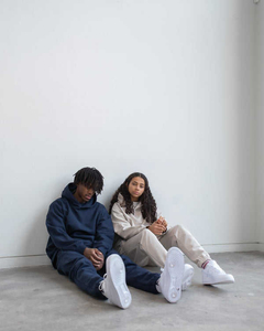 Heavyweight 100% Cotton Unisex Oversized Winter <b>Hoodie</b> 400gsm Boxy Fit No String Double Layer Custom Blank Breathable Front - Product Image 4