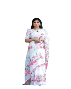 Nuevos diseños de Kurta, saris para mujer, ropa India para diseñadores de césped paquistaníes, Sari - Product Image 1